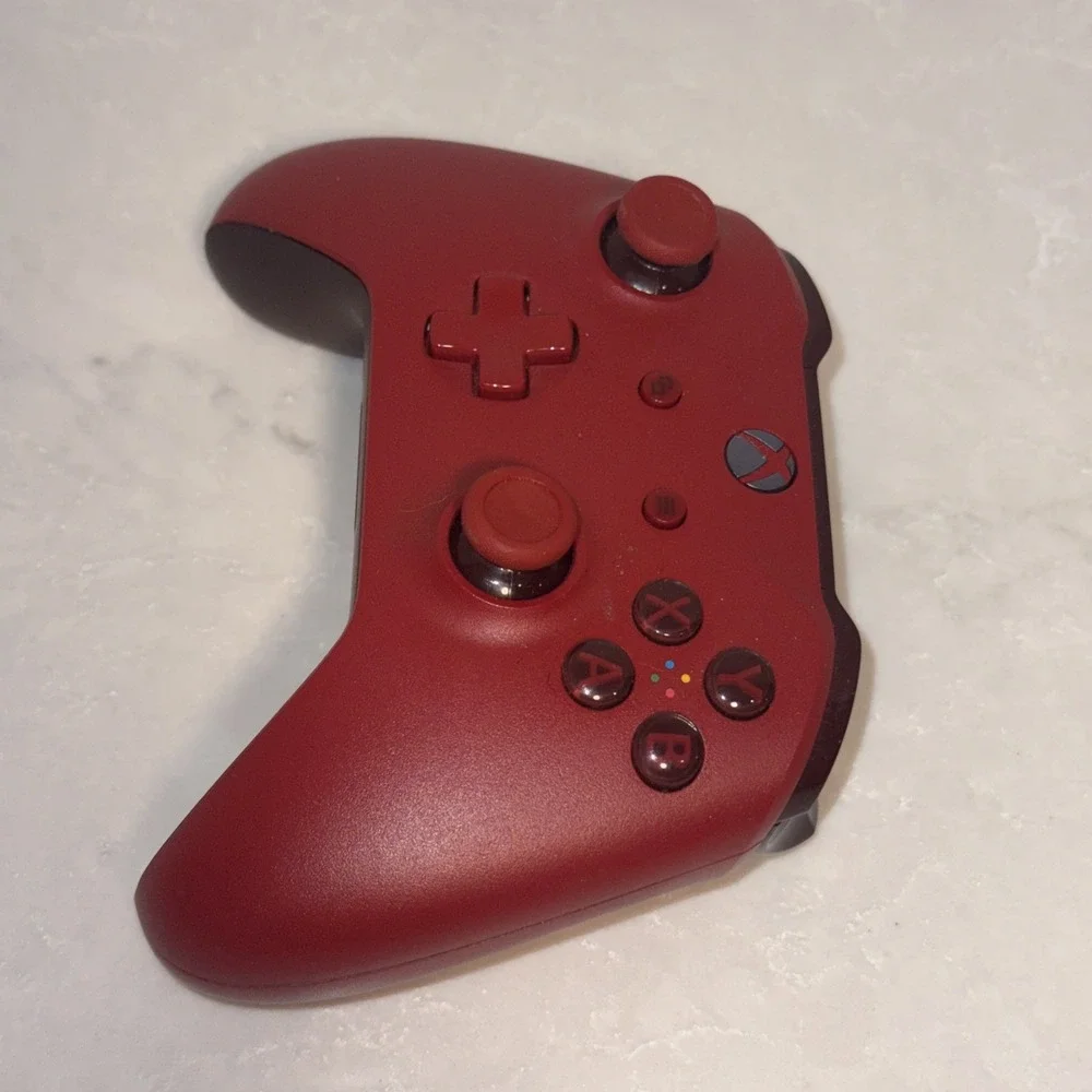 Xbox One Red Wireless Controller FOR PARTS/REPAIR As-Is